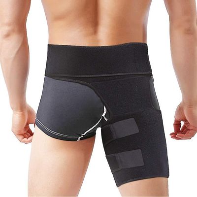 Lonkkatuki, nivustuki iskias relief wrap reisi hamstring puristus hiha nyhtövamman jänne Jänne kuntoutus ja toipuminen, sopii miesten wome