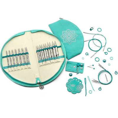 Knitpro Knitting Pin Set Pyöreä vaihdettava (13cm) Mindful Collection Kiitollisuus
