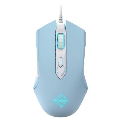 AJAZZ AJ52 langallinen hiiri Ammattimainen DPI säädettävä kevyt E-sport pelaaminen USB-hiiri tietokoneelle Sininen