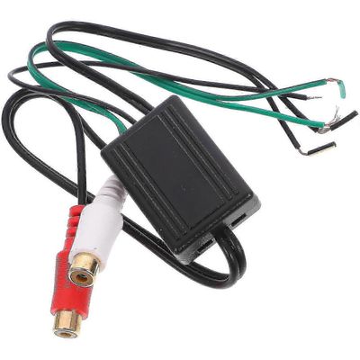 Linjalähtömuunnin subwooferille RCA-kaiutinjohdon korkeasta matalaan RCA-muuntimeen