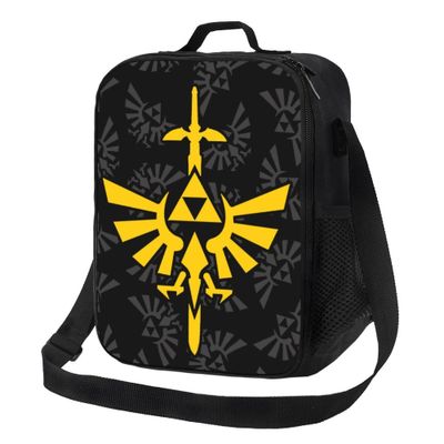 Legenden om Zelda Lunch Bag Lunch Box Lett slitesterk lunsj Tote Bag Bærbar gjenbrukbar matboks Tote for Work Sport Picnic Camping-w355