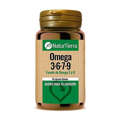 Naturtierra Omega 3,6,7,9 45 kapsler