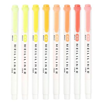 Overstregningstuschpene Penne Dobbelt hoved Fine Tip og Fed Tip (Full SET Color 25 penne sæt)