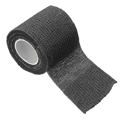 5m Elastisk Bandage Selvklæbende Elastoplast Sports Protector For Knæ Finger Ankel Palm Førstehjælp Kit Sort