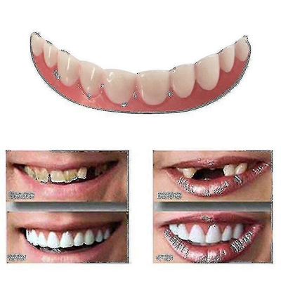 Instant Smile Comfort Fit Flex-hampaiden valkaisu hammasproteesipastan tahnakansi H