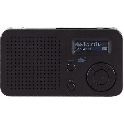 Imperial Kannettava DAB+/FM-radio Bluetoothilla ja valaistulla LCD-näytöllä DABMAN 17, musta