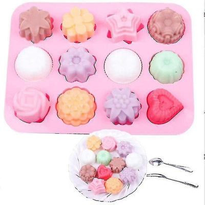 Tegneserie blomst amp;amp; blad silikon fondant såpe 3d kake mold cupcake gelé sjokolade dekorasjon bakeverktøy former kake mold