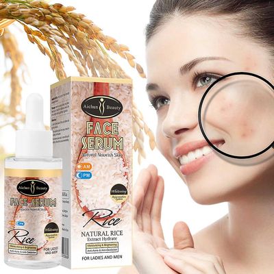 Ochime 1/2stk Rice Essence Acne Treatment Fugtgivende, nærende, krympende porer, Brighten Face Serum Skin Care 40ml 1Pc