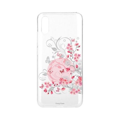 Crazy Kase Skrog til Xiaomi Redmi 9a Blød blomst og sommerfugl