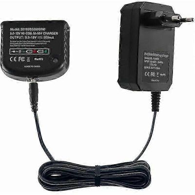 Vaihtolaturi yhteensopiva Black & Deckerin kanssa 9.6V 12V 14.4V 18V Nicad Nimh Battery HPB18-OPE HPB18 HPB14 HPB12 HPB96 244760- SZRH A-F