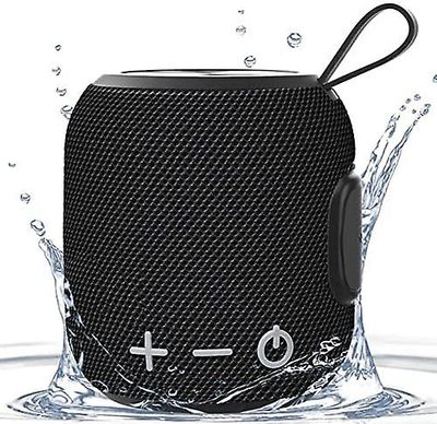Linkrunning Bærbar Bluetooth-højttaler, Mini Bluetooth 5.0-højttaler dobbelt trådløs parring, 360 HD-surroundsound og IPX7-rig stereobas, vandtæt t...