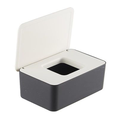 Zch Vævskasse Støvtæt vævskasse Vådservietter Dispenser Black Box With White Cover