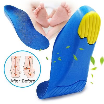Barn innleggssåler innleggssåler for flate føtter Arch Foot Care For Kid innleggssåler såler Sko innlegg () yogu EU27-29 18.5cm
