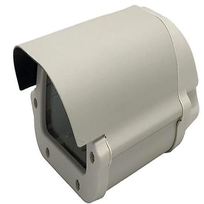 6inch sikkerhet CCTV kamera hus tilfelle klart glass uten linse cutout overvåking skall utendørs vanntett kabinett aluminiumslegering deksel