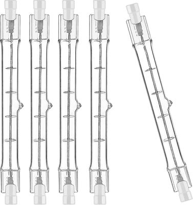 Pakkaus 5 R7s halogeenilamppu 118mm 400w 230v, R7s halogeenitanko 118mm, R7s halogeenilamppu himmennettävä halogeenitankolamppu
