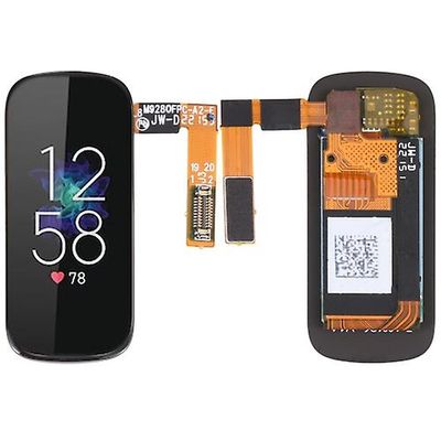 3c Parts Pro Erstatning LCD-skjerm og digitaliseringsenhet Full montering for Fitbit Luxe