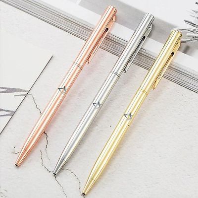 Bricks Masons Gratis gravering af metal frimurerisk kuglepen - (flere farver / bilag) Golden
