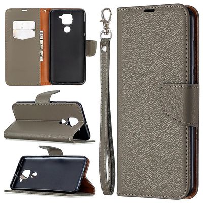 Gangxun Flip taske til Xiaomi Redmi Note 9 Grå
