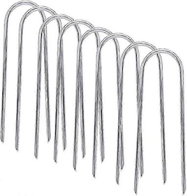 8kpl trampoliinit tuulipanokset raskaat U-tyypin terävät päät turvamaa-ankkuri sinkitty teräs jalkapallomaaleihin, telttoihin ja valtavaan puutarha...