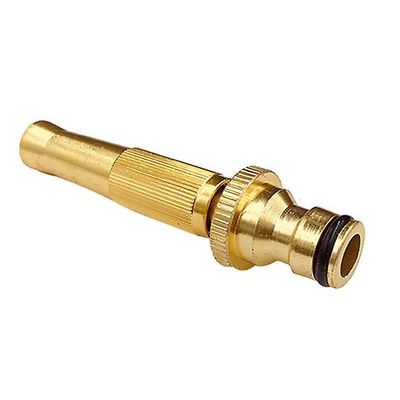 Messing Vand Gun Spray Dyse Justerbar Højtryk Have slange Spray Stik