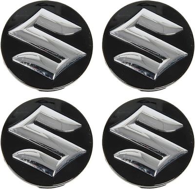 4 54mm Tapas Centrales Cubos de Automviles para Suzuki Swift Sx4 S-cross Ignis Vitara Solio Bandit Swace, Antixido Llanta Rueda Cubre Embellecedor In