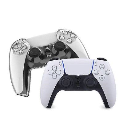 Yhteensopiva langaton PS5-peliohjain, all-inclusive-kristallisuojakotelo sopii PS5-kovakuoriseen tietokoneeseen