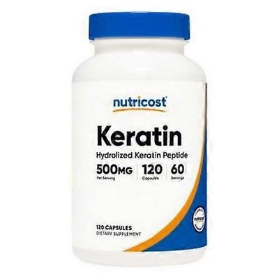 Nutricost keratiinikapselit, 500 mg, 120 laskea