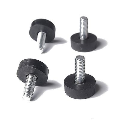 Sett med 20 møbler nivellering føtter 8 x 24mm, justerbar bord benbeskyttere med gjenget stang, 24mm, skrue-på møbler utjevning foten