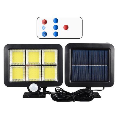 100/120Led sol lys udendørs bevægelse genoplade solvæg lys vandtæt nødsituation førte lys gade veranda lampe have dekoration Fjernbetjening med 120cob