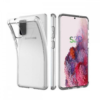Akami Hull Til Samsung Galaxy S20, Høj kvalitet Silikone beskyttende cover, Gennemsigtig