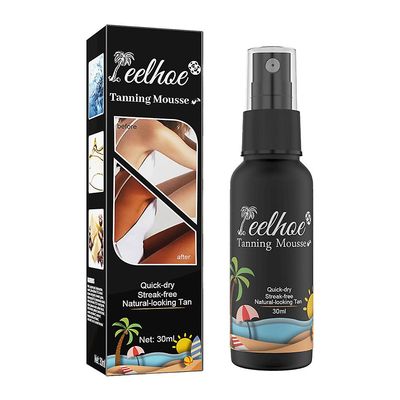 Ochime 1/2stk selvbruner spray self tan mousse leverer selvbruner sunless hurtigt Opret et naturligt sommerbrunt tilbehør 1Pc