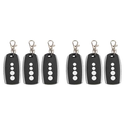 6x GATES STYLO2K autotallin oven kaukosäätimelle 433,92 MHz rullaava koodiportti kaukosäädin käsi Tra Musta