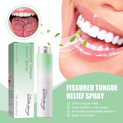Kakanwo Fissured Tongue Relief Spray - frisker raskt opp pusten Flerfarget One Size