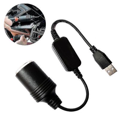 Automuunnin adapteri USB-portti 12v savukkeensytyttimen pistorasiaan naaras