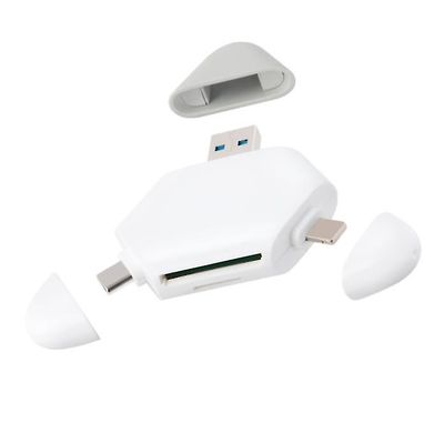 Coosilo Otg Card Reader Magnetisk Sd Tf 5-i-1 til Apple Type-c Computer Tablet