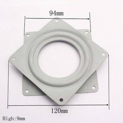 2/3/4 tommer leje roterende drejelig drejelig pladespiller plade 360 grader metal skrivebord bordstole bilsæder Display Stand Møbler Hardware