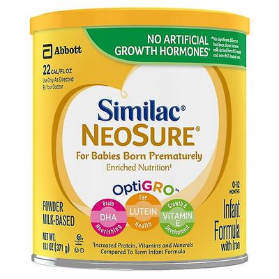Similac Neosure äidinmaidonkorvike raudalla, ennenaikaisesti syntyneille vauvoille, jauhe, 13,1 oz