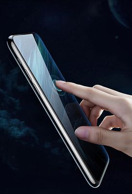 Svart For iPhone 12 5.4 Beskyttende skjermbeskytter i herdet glass foran