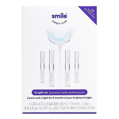 SmileDirectClub Smil direkte klubb lyse på premium tenner bleking kit - ledet akselerator lys og 4 bleking penner