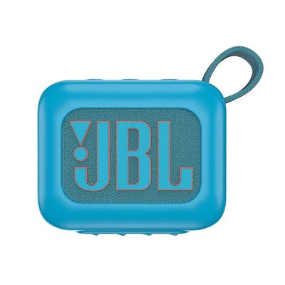 JBL Go 4 langattomalle Bluetooth-kaiuttimelle silikonisuojakotelo Sininen