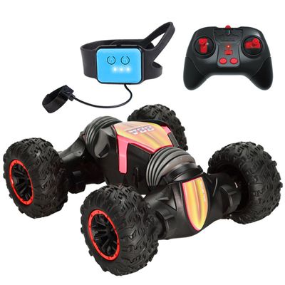 R / c Stunt Car Model Fordon Tumbling Car Toy Kids Boys Födelsedag Elektronisk gåva Röd 88B