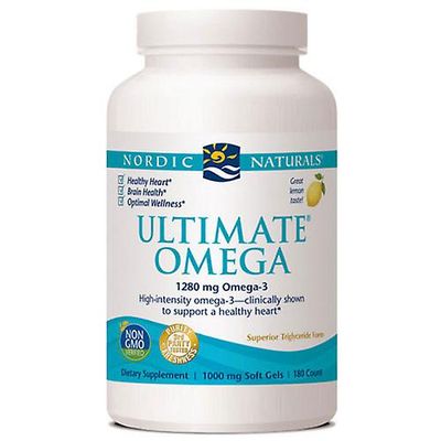 Nordic Naturals Ultimate Omega, 1000 mg, 180 ct (Förpackning med 1)