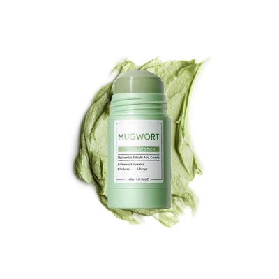 Unbrand Mugwort stick naamio, pujo savinaamio, ihonvärinen pujo, huokoset ja akne savinaamio, säätele öljyn ja talintuotantoa, mustapäiden poistoai...