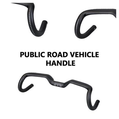 10 hiilikuituinen sorapyörän ohjaustanko Cyclocross-maantiepyörän pudotuspalkki 400/420/440mDY W1-440 W2-500mm