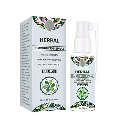 Hemocare Herbal Hemorrhoids Spray, vartalonhoito rauhoittaa turvotusta peräpukamien suihke, rauhoittavaan ulkoiseen Tw: hen