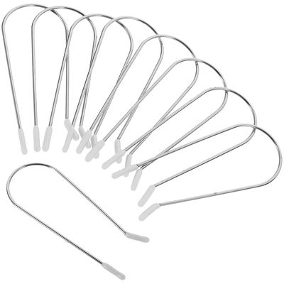 16stk Hot Curler Clips Rustfrit stål Hot Rollers Curlers Udskiftning Ruller Sikring Pin Som vist 7.00X3.81X0.30CM
