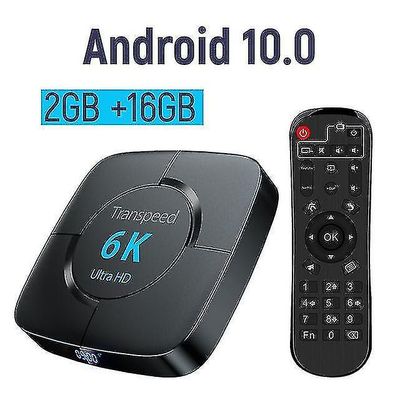 Qian Transpeed Android 10,0 Bluetooth Tv Box Voice Assistant 6k 3d Wifi 2,4 g&5,8 g Ram 64g Media