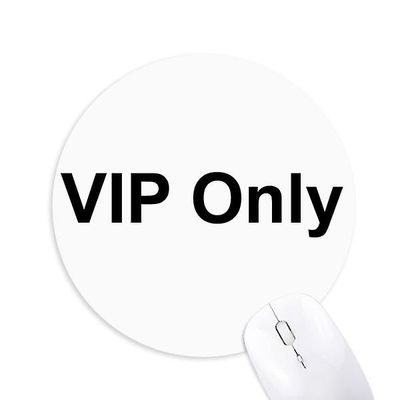 Vip kun sort symbol mønster musemåtte