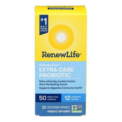 Renew Life Extra Care Ultimate Flora probiootti, 30 kapselia (1 kpl pakkaus)