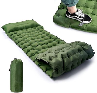 Isomatte selbstaufblasend faltbar mit kopfkissen und fupumpe, dicke wasserdichte isomatte kleines packma ultraleichte isomatte fr camping utendørs ...